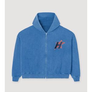 HMDD H-Star Zip Up Sweatshirt Blue NEW Small